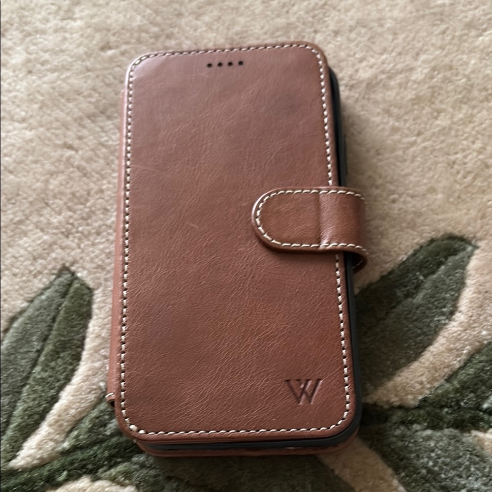 Wilken Brown Leather Phone Case